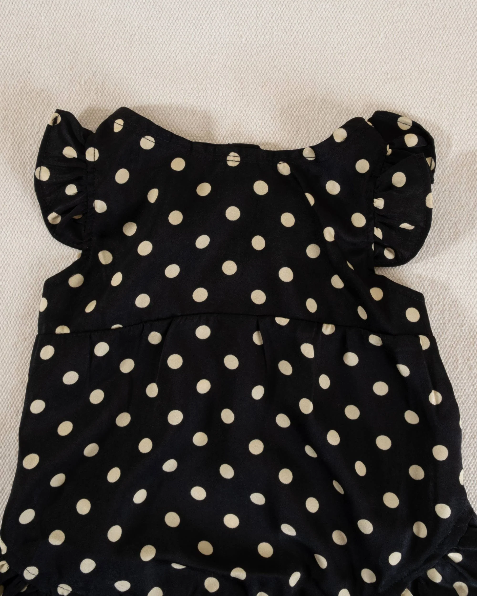 Gigi Black + Ivory Polka Dot Dress - Image 10