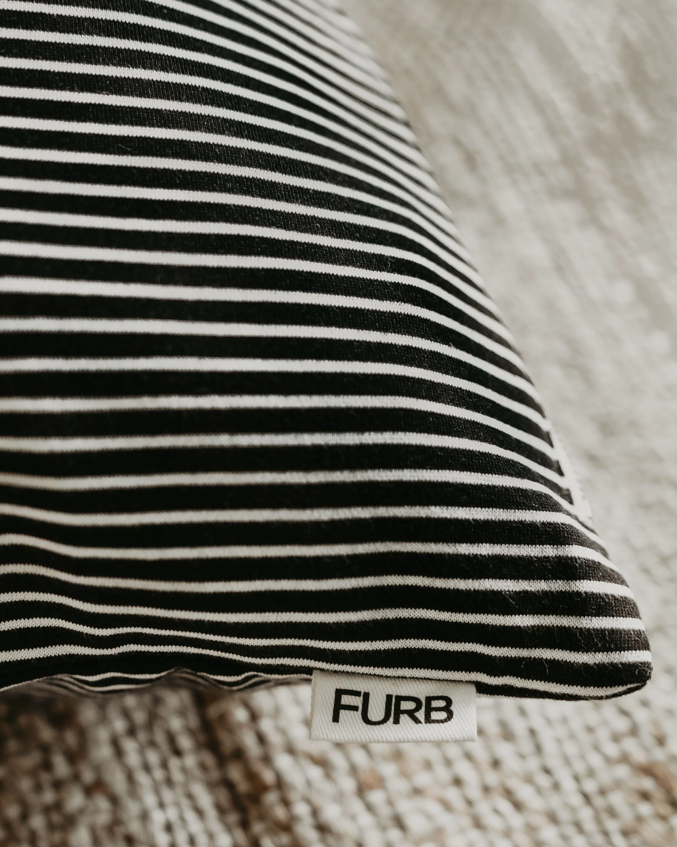 Hello Sailor Black Striped Dog Bed - Image 4