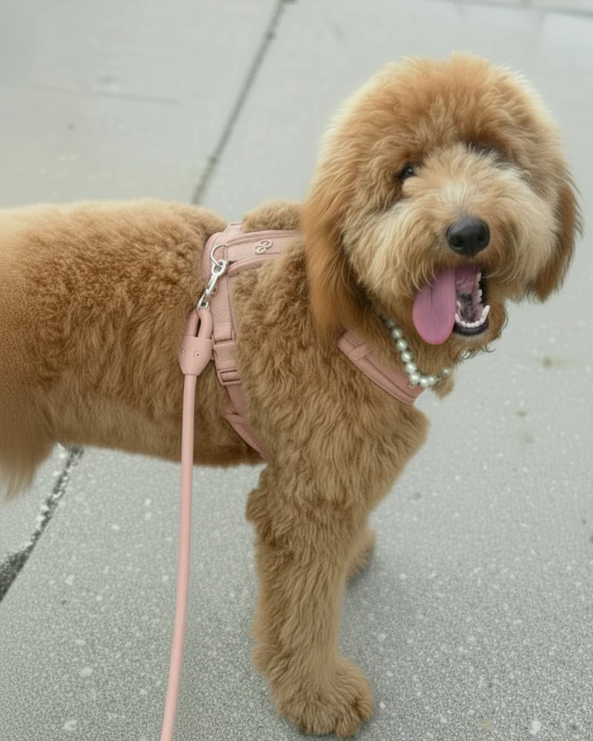 Sunday Stroll Hands-Free Blush Dog Leash - Image 4