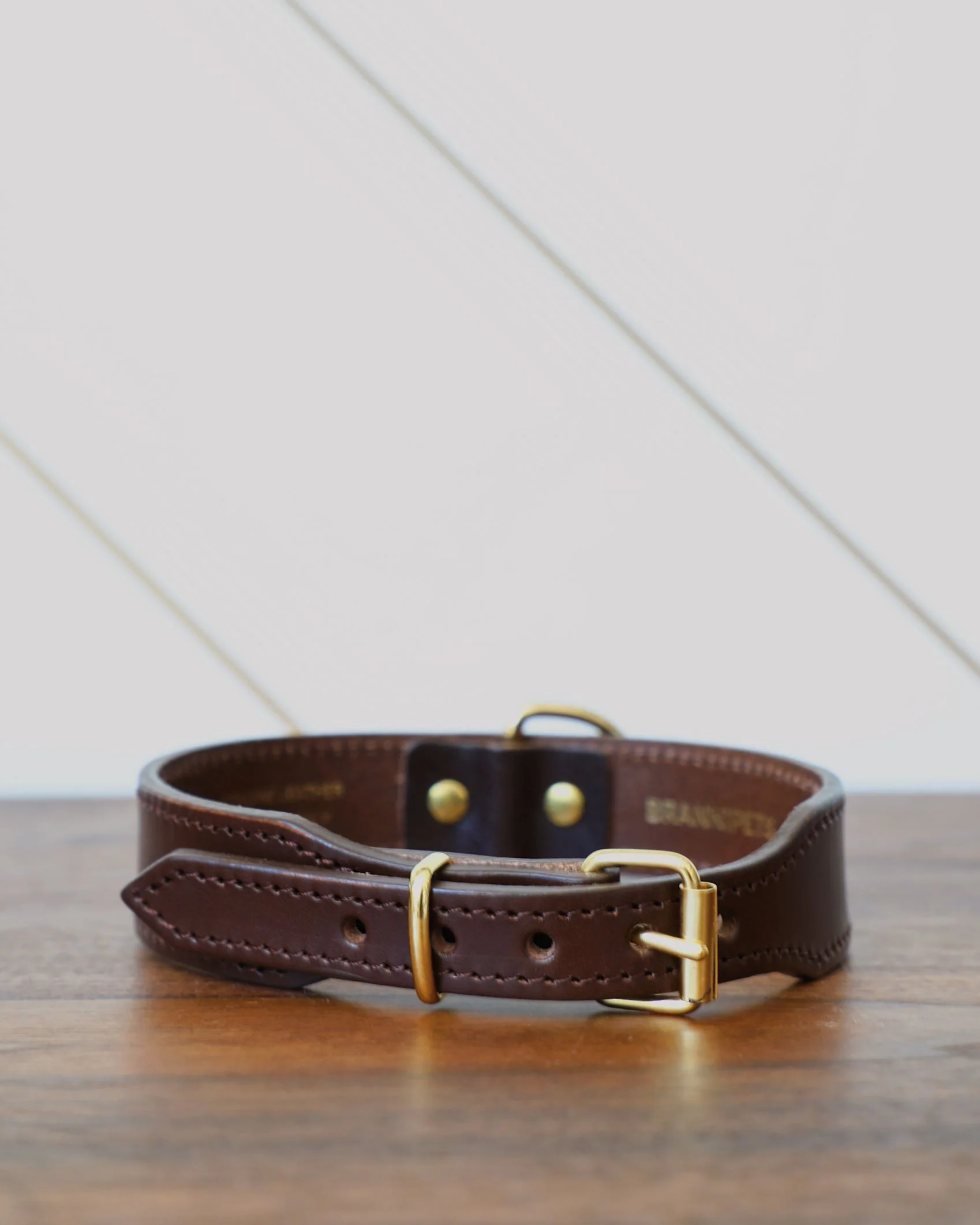Rocco Leather Collar in Brown