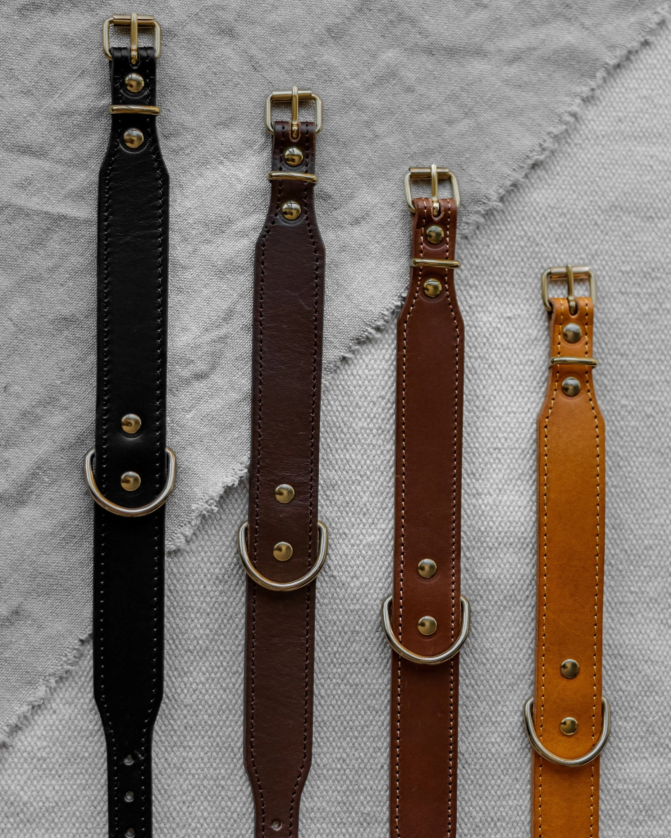Rocco Leather Collar in Brown - Image 8