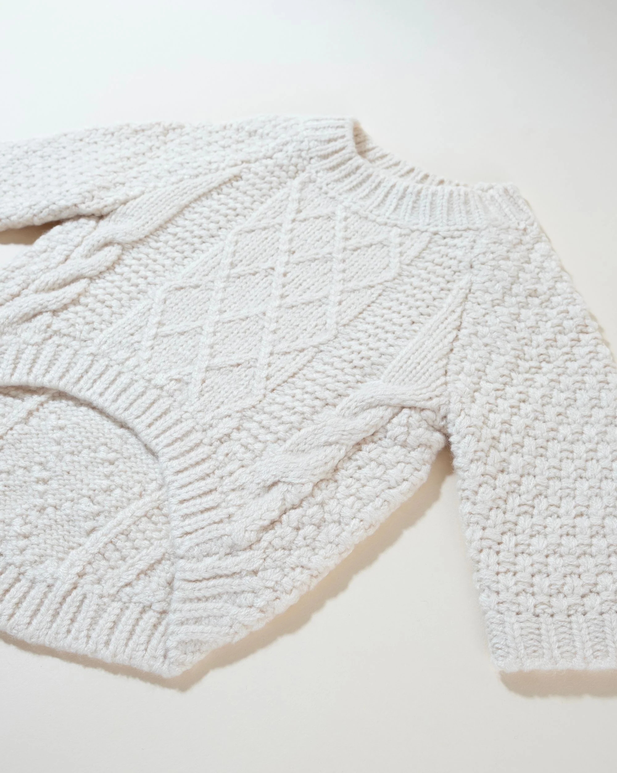 Aspen Ivory Cable Knit Sweater - Image 3