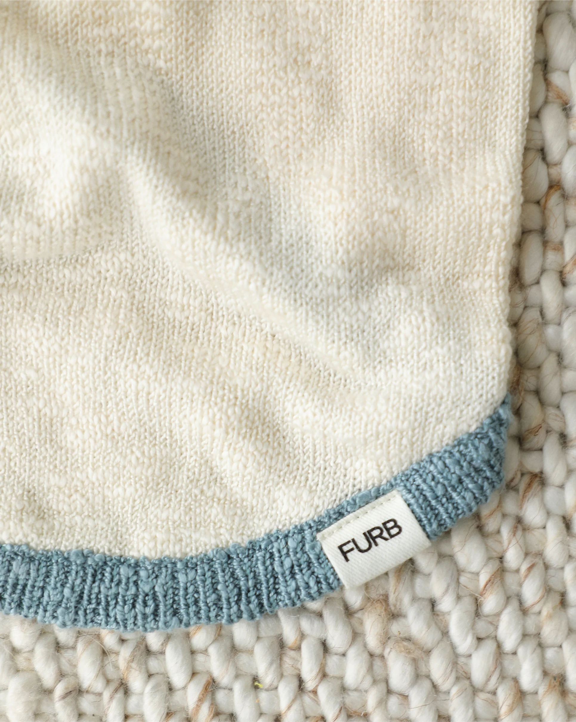 Monaco Bay Blue Colorblock Slub Sweater - Image 6