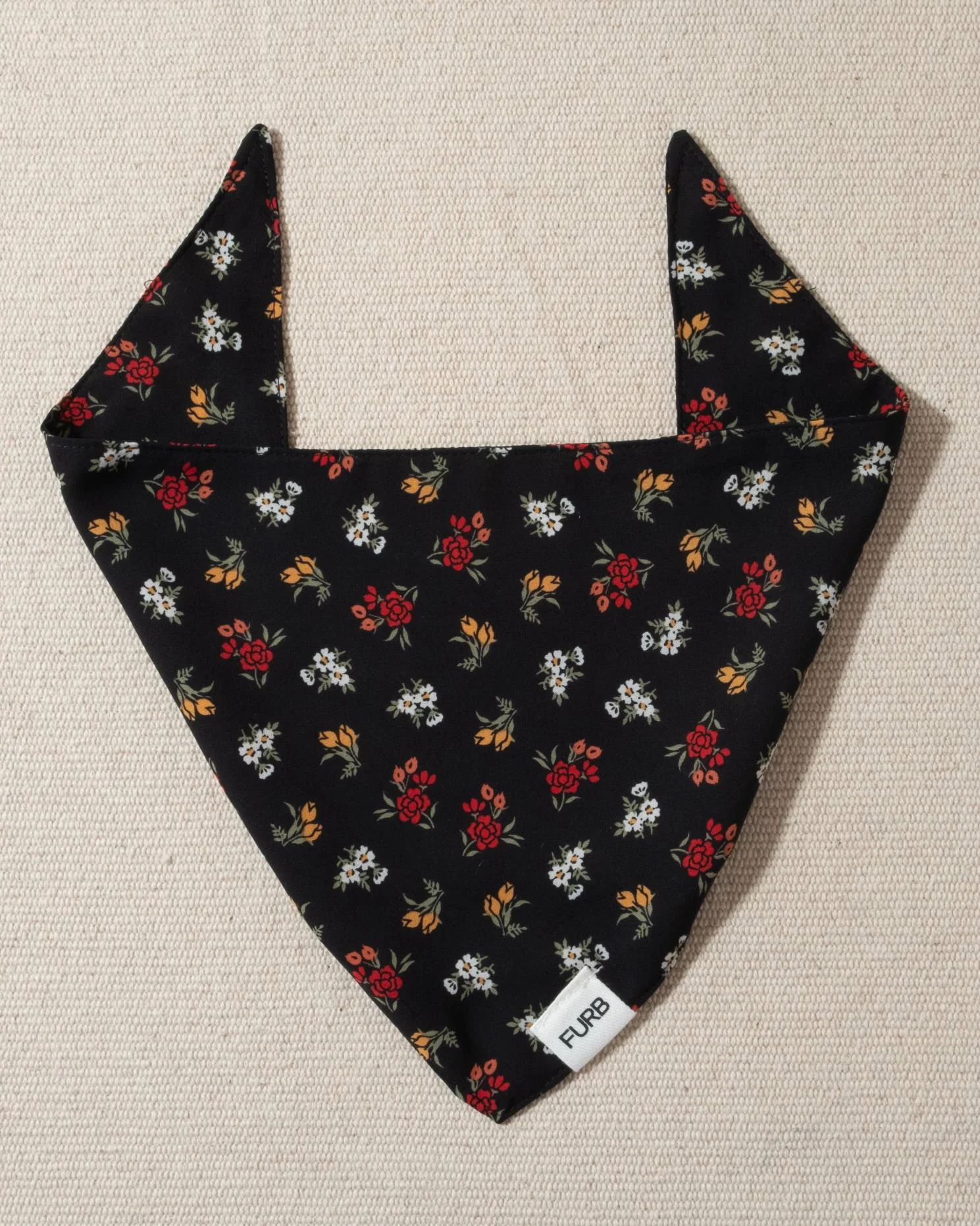 Only the Best Bandana in Black Floral - Image 4