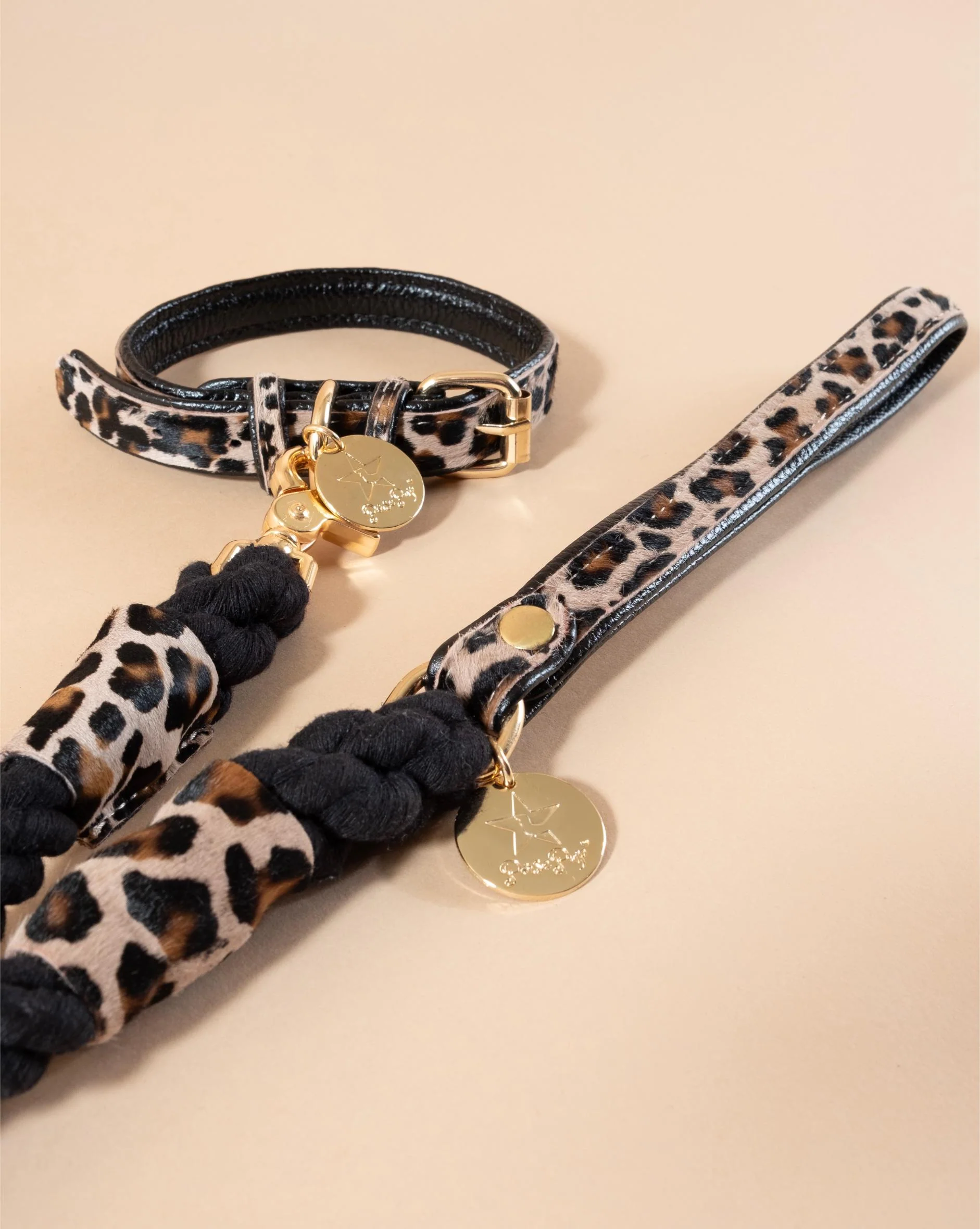 Spot-On Leopard Pony Hair Dog Collar - Image 5