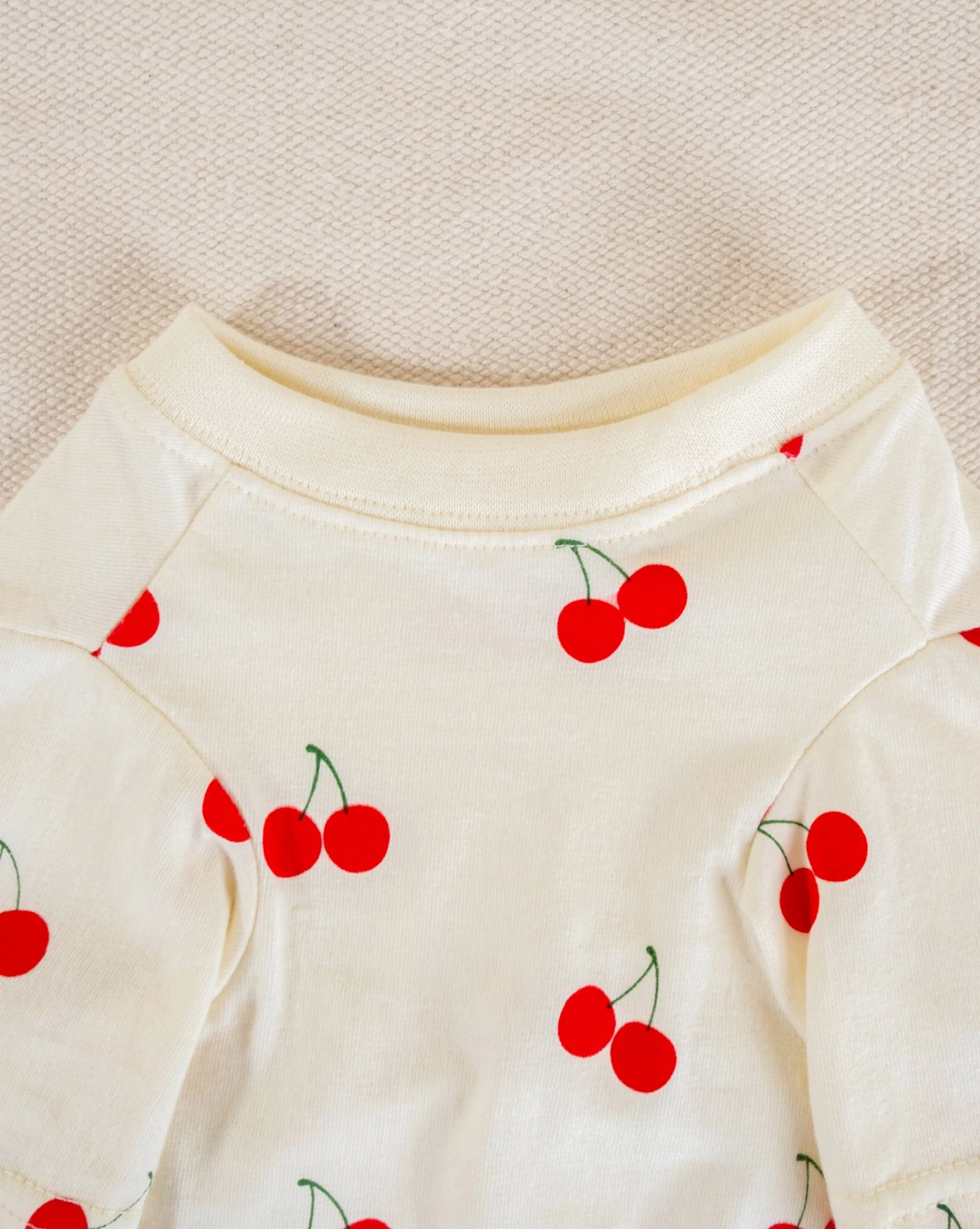 Casual Cutie Cherry Dog T-Shirt - Image 4