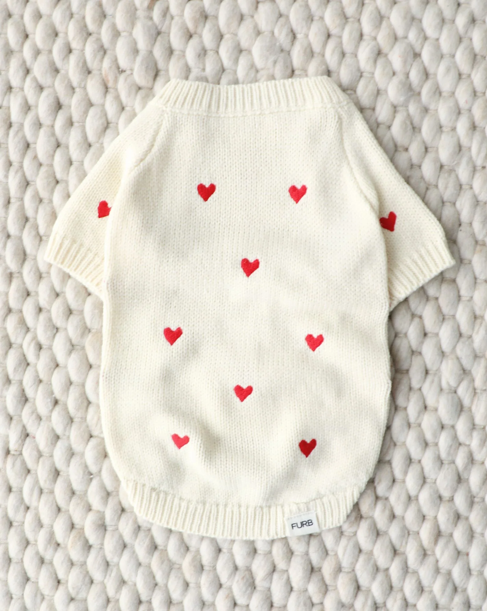 Fur-ever Yours Heart Dog Sweater