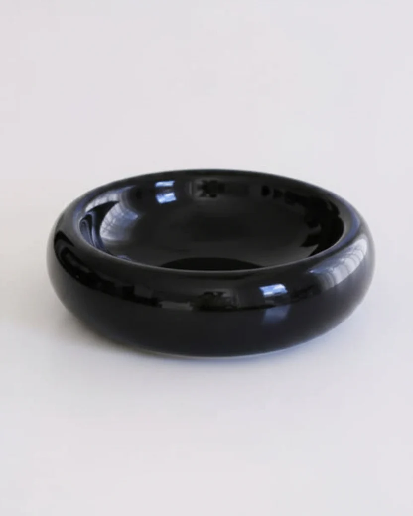 Modern Muse Halo Pet Bowl Set in Onyx - Image 4