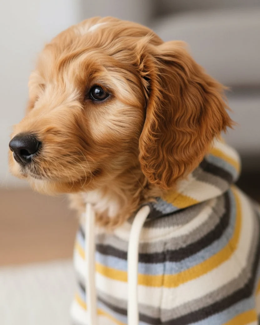 Venice Retro Stripe Dog Hoodie - Image 4