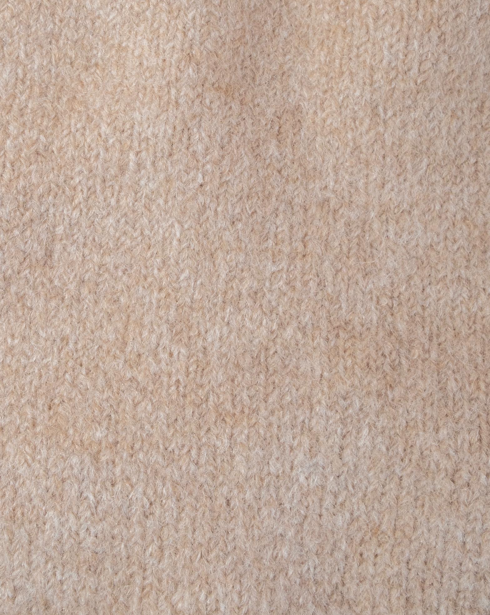 Like A Boss Two-fer Collared Tan Dog Sweater - Image 5