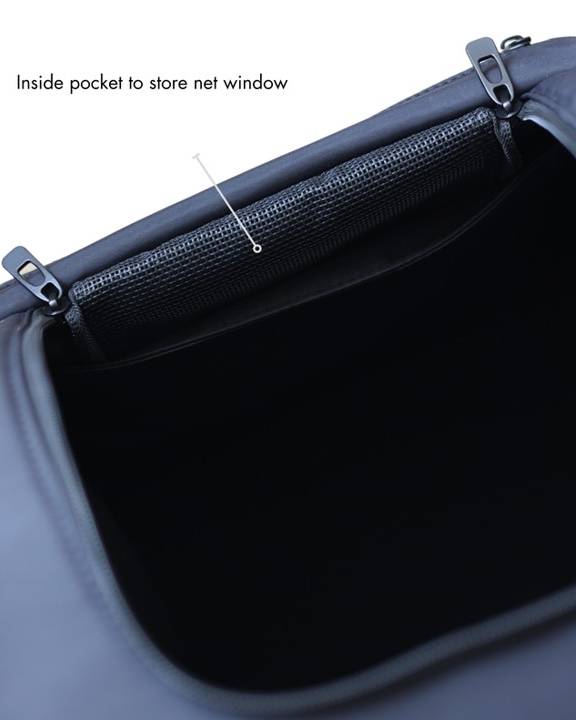 Adventure Awaits Black Pet Backpack - Image 3