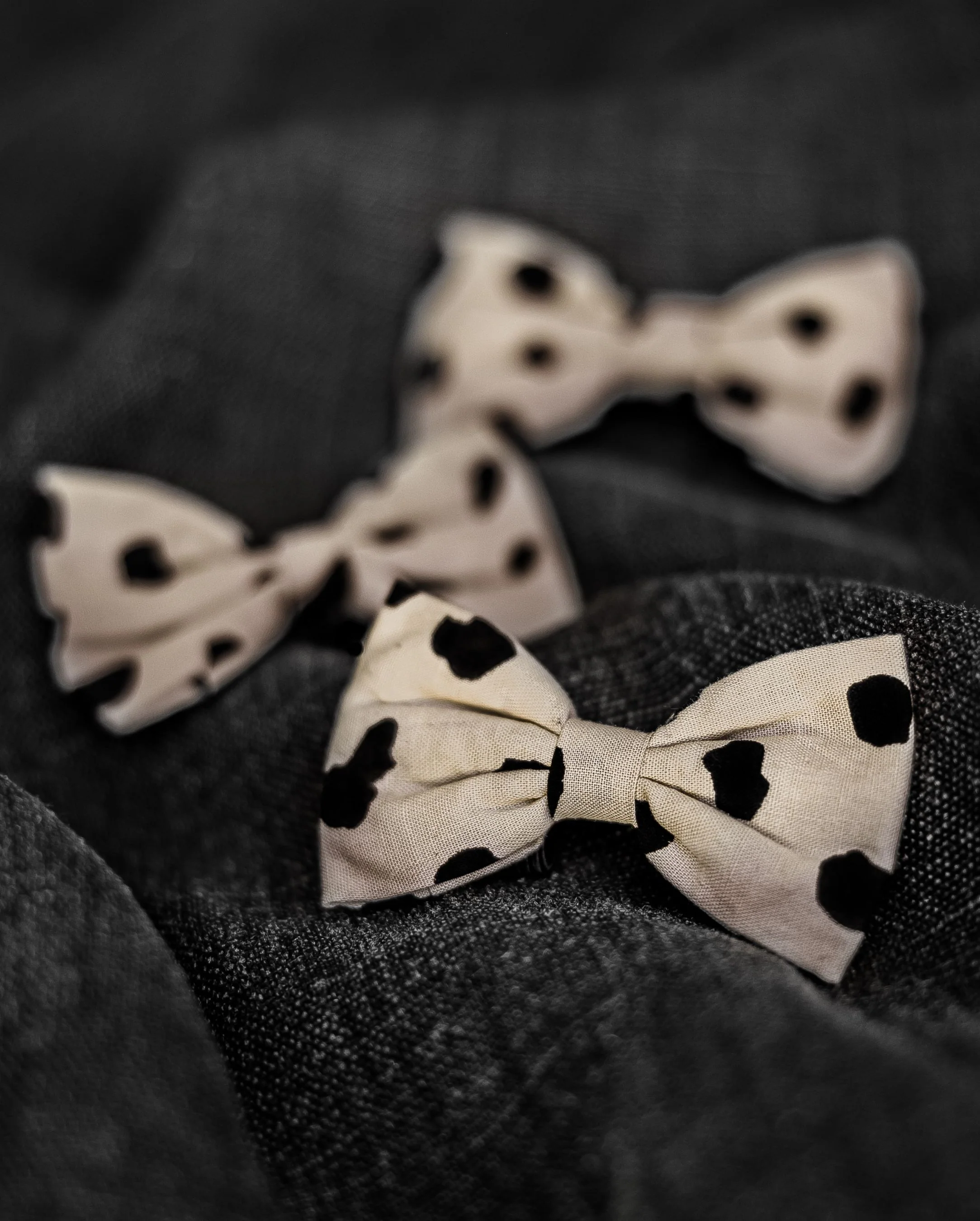 Apollo Dot Print Bow Tie - Image 3