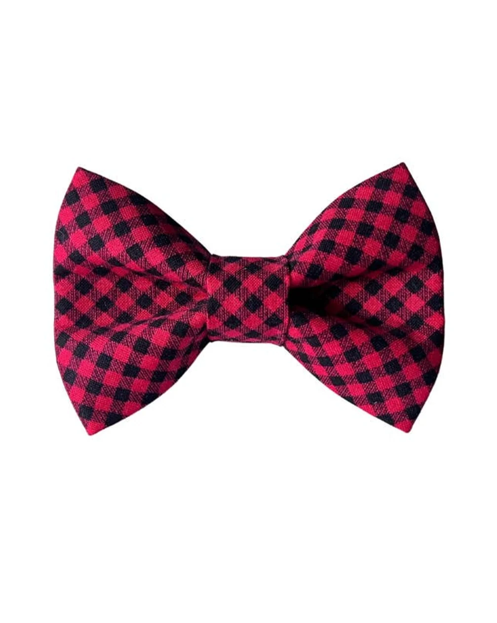 Take a Bow Red + Black Check Bow Tie