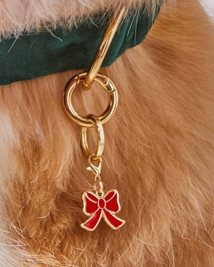 Red Bow Collar Charm - Image 2
