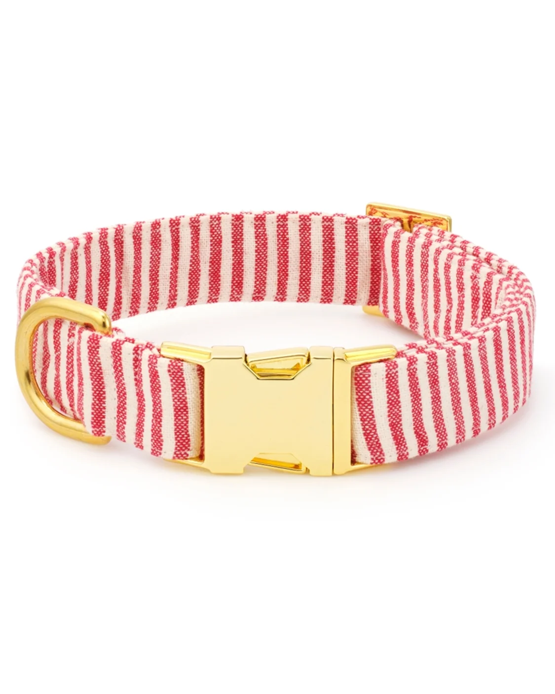 Candied Cutie Red Stripe Dog Collar