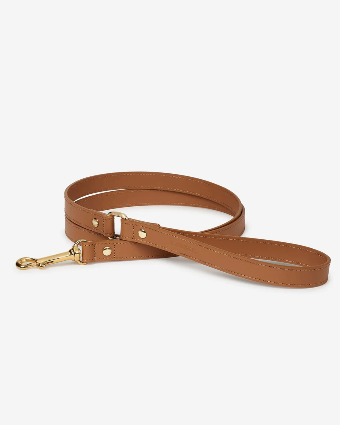 Nara Camel Leather Dog Leash