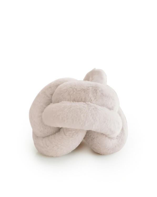 Shea Plush Noodle in Pearl Faux Fur - Image 7